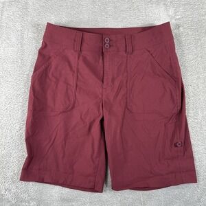 Eddie Bauer Bermuda Shorts Womens 6 Rolled Hem Nylon Spandex Outdoor Hiking